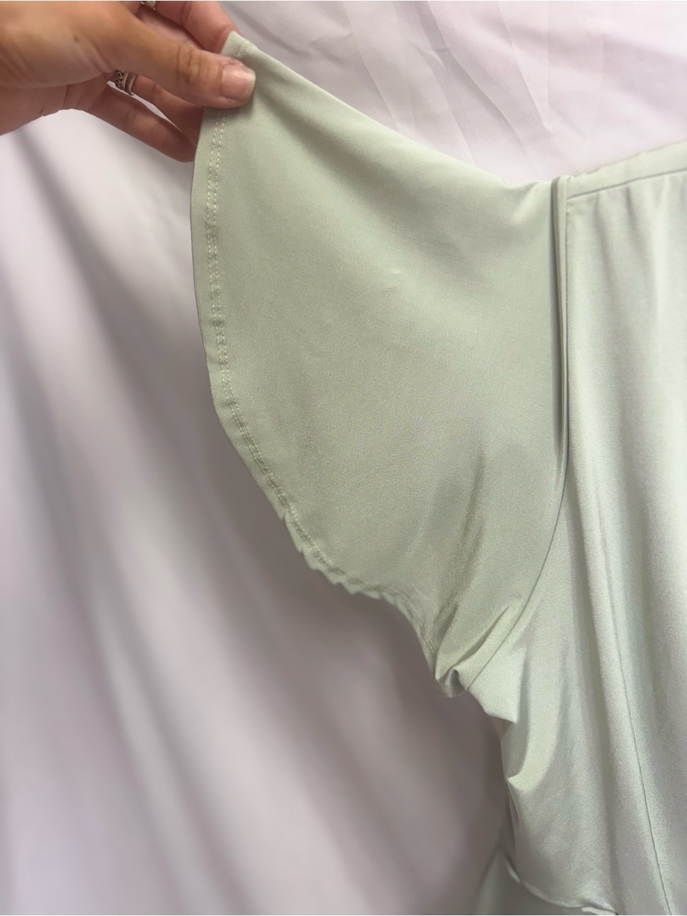 Baltic Born Light Sage Wrap-Front Maxi Dress - Picture 3 of 4